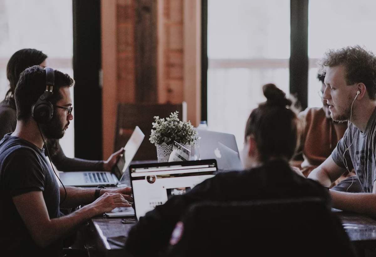 Professional team in a recruitment and hiring meeting
