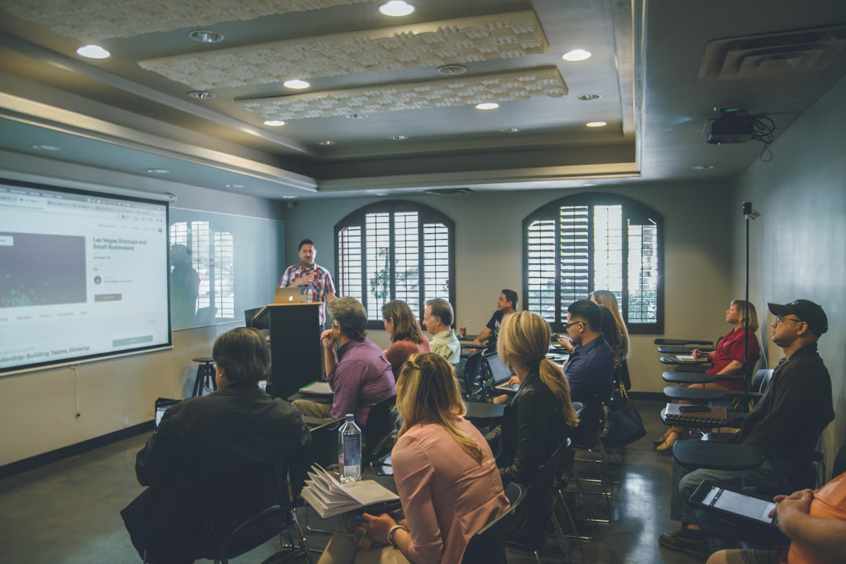 Professional leadership training workshop